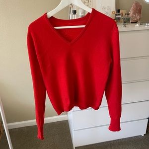 Braemar 100% cashmere sweater made in Scotland